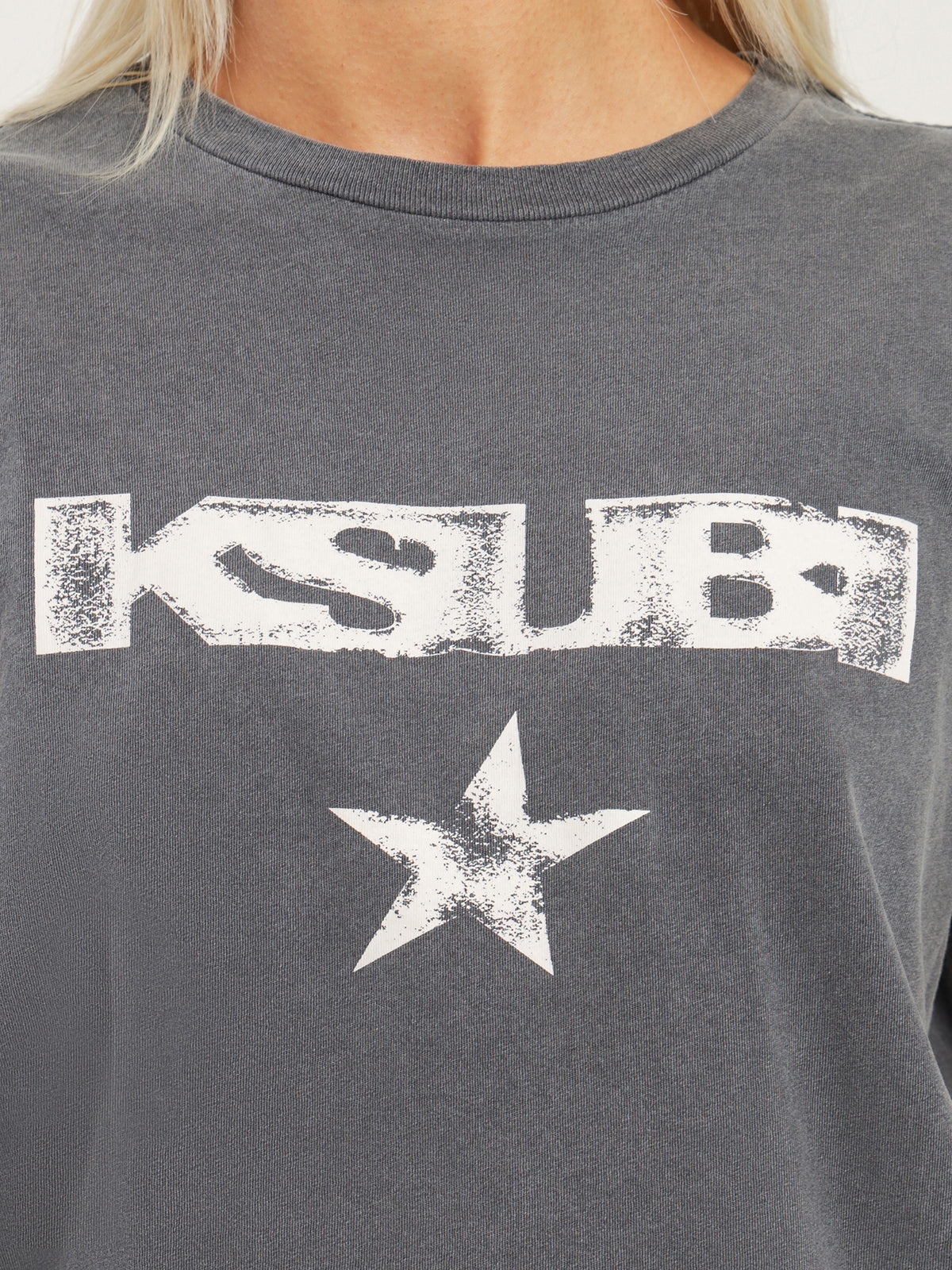 Sott Star Klassic Short Sleeve T-Shirt in Charcoal