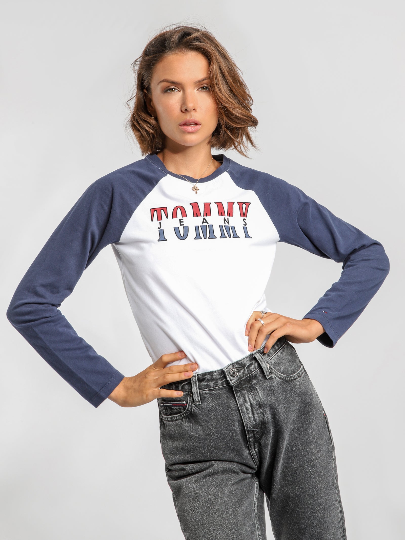 Raglan Retro Logo T-Shirt