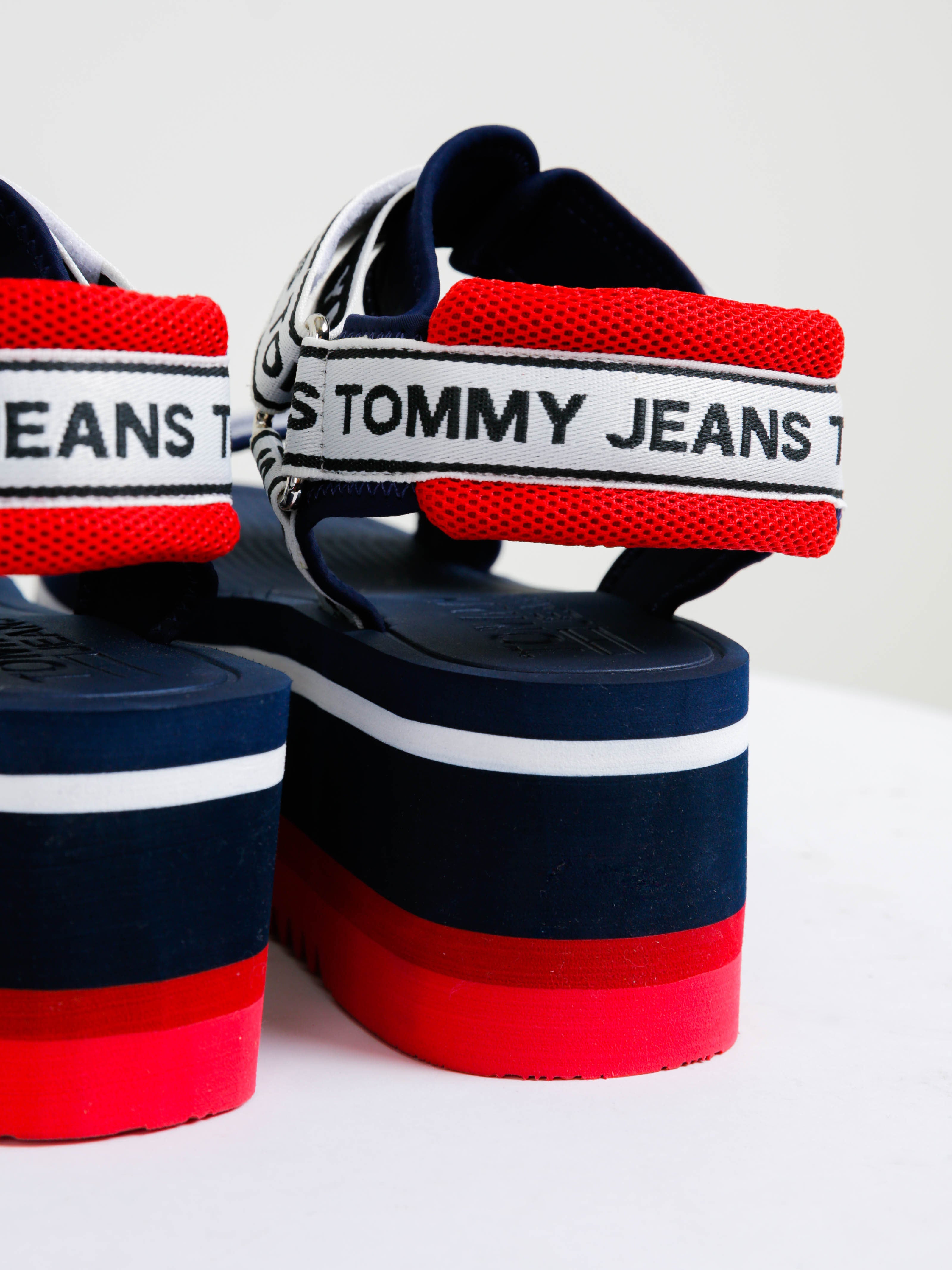 Womens Tommy Jeans Technical Platform Sandal