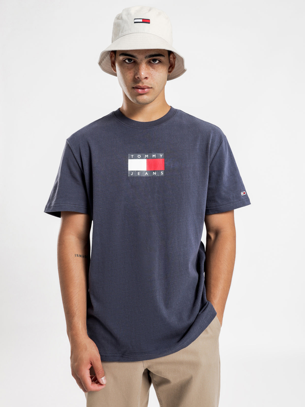 Small Flag T-Shirt in Twilight Navy