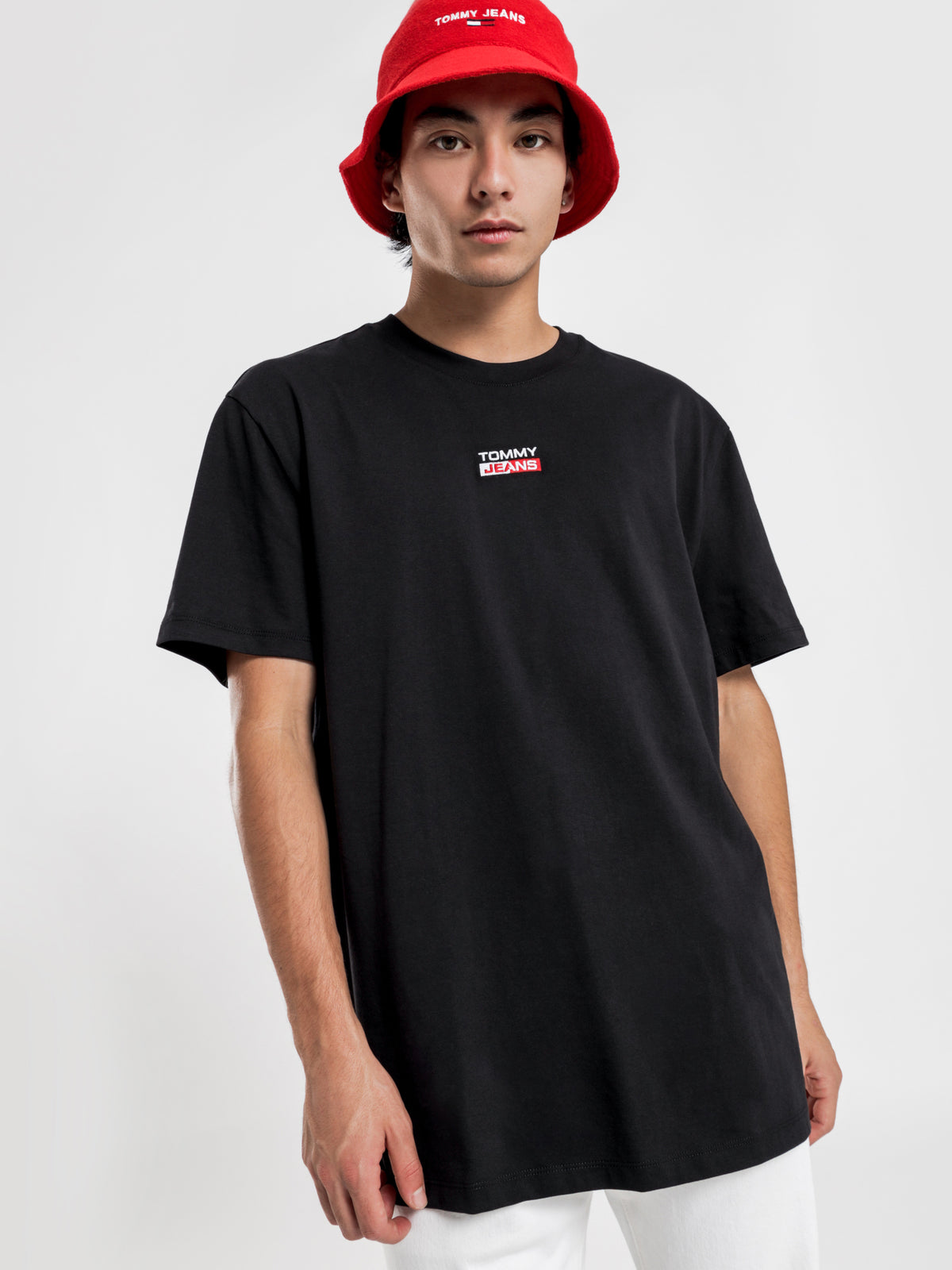 Small Centred Logo T-Shirt in Black