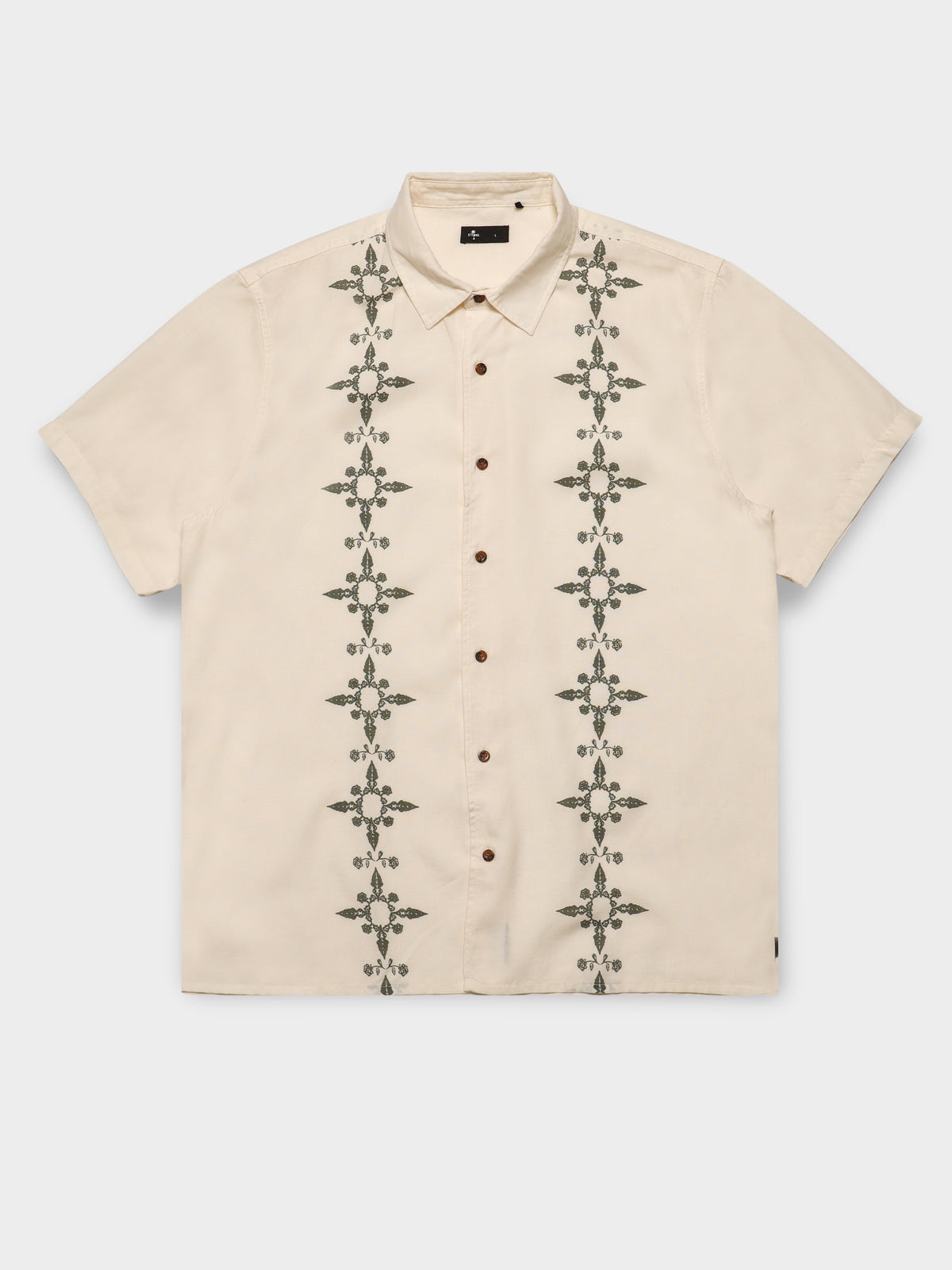 Thrills Hippie Pit Short Sleeve Shirt | White