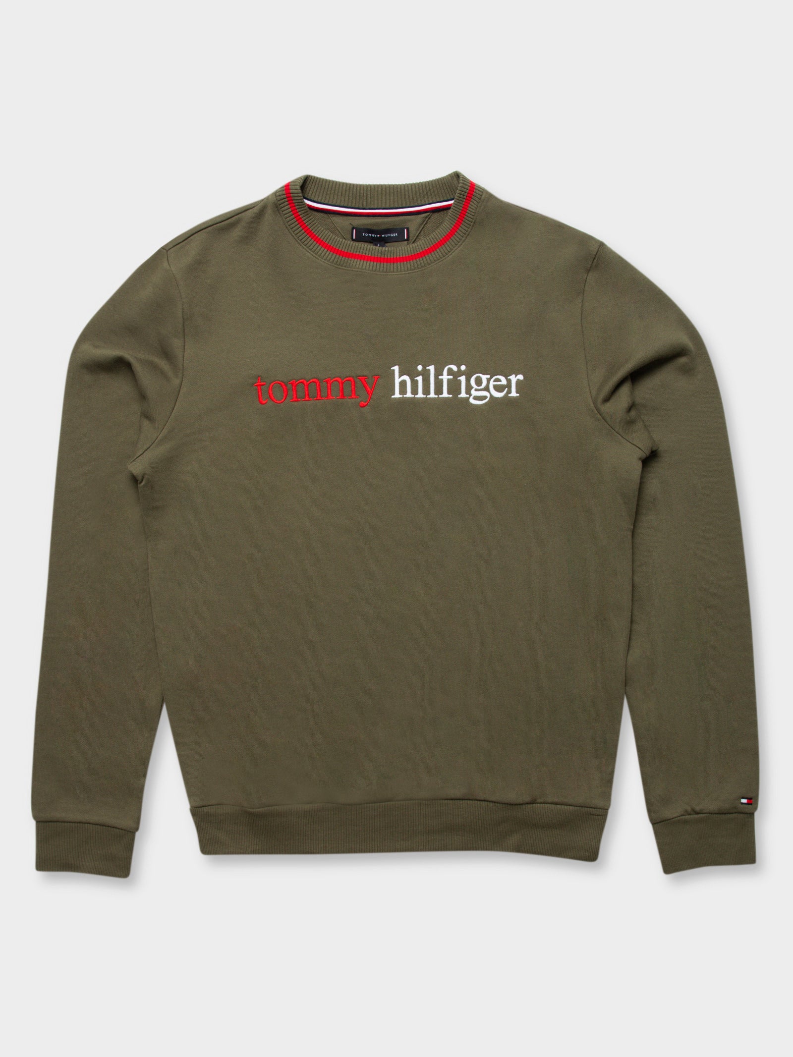 Logo Embroidery Organic Cotton Blend Sweatshirt