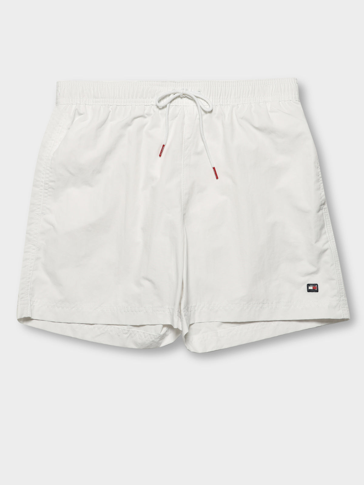 Tommy Solid Swim Shorts in White