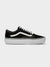 Womens Old Skool Platform Sneakers in Black & White