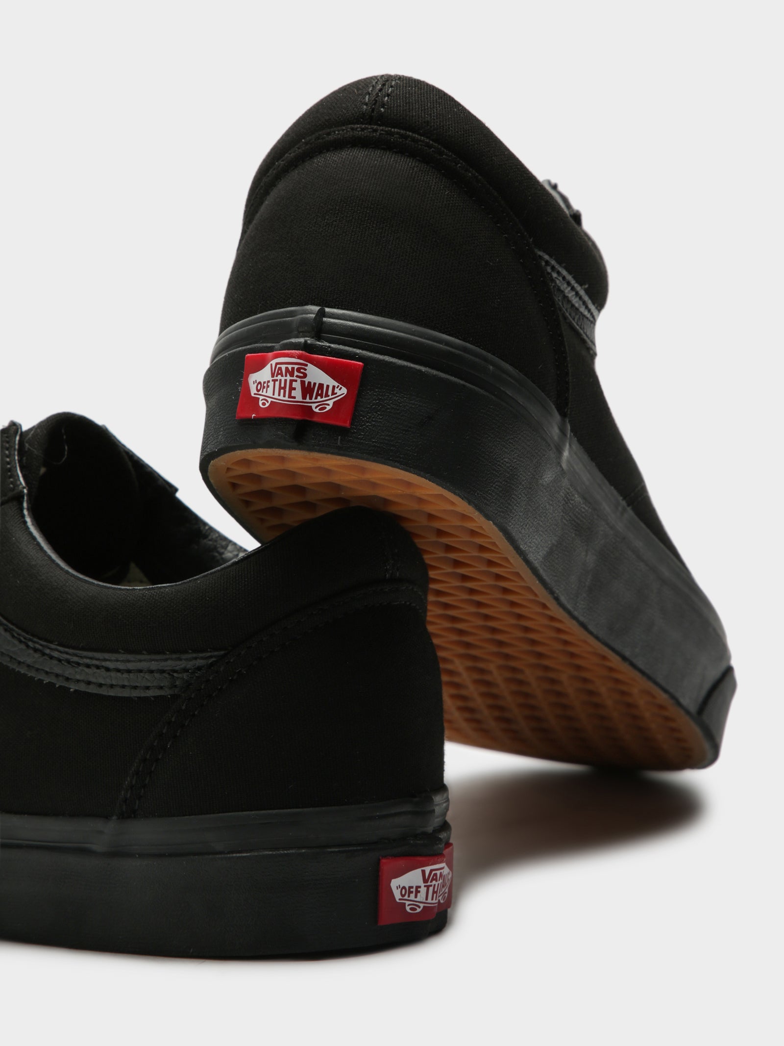 Vans off the wall shoes all black Clearance