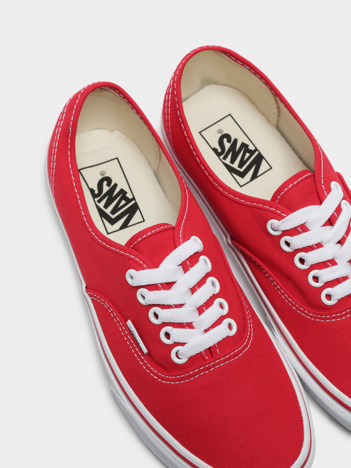 Unisex Authentic Sneakers in Red