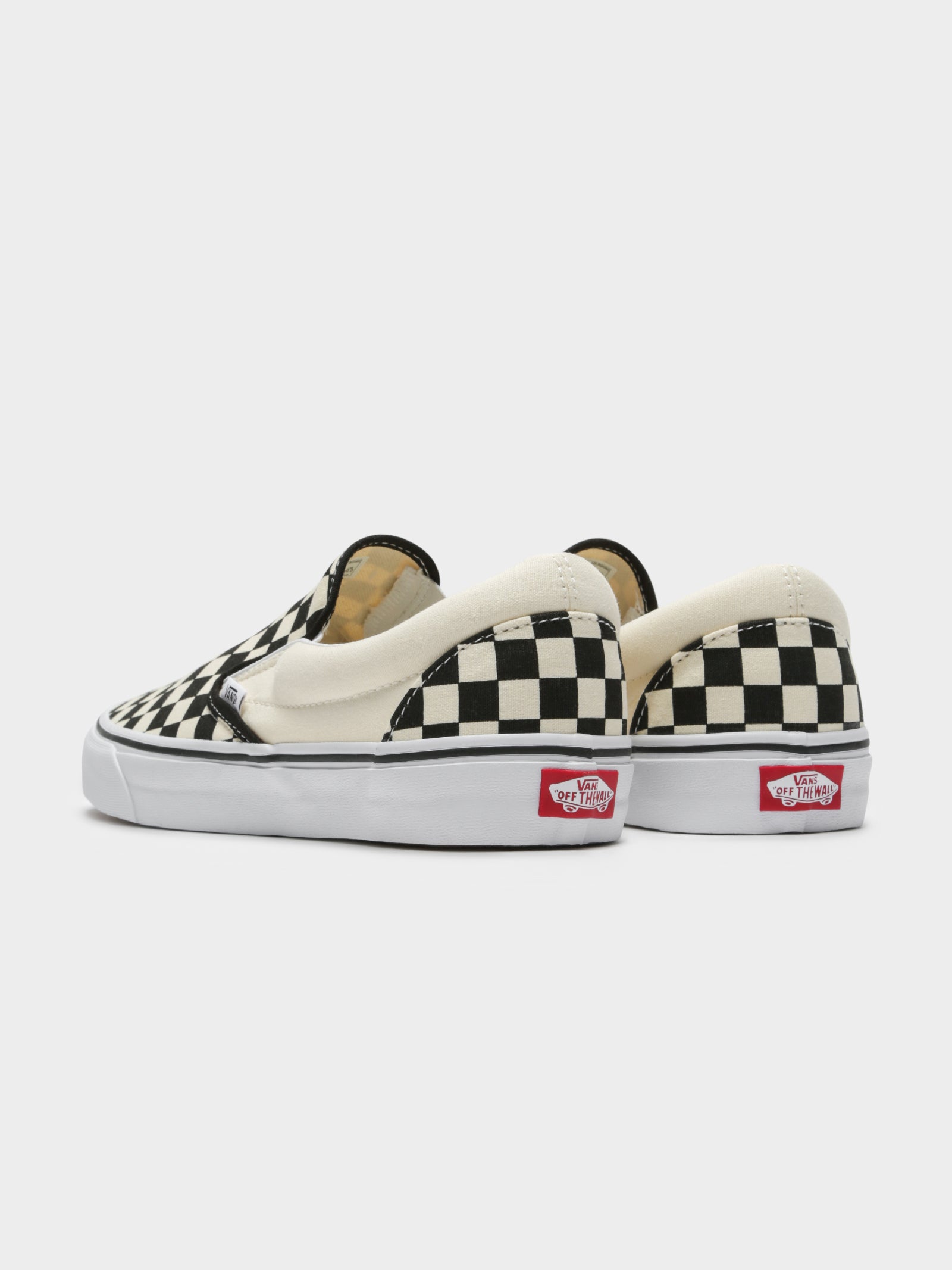 Vans Classic Slip White Vans Slip Ons Checkered Vans Classic Slip