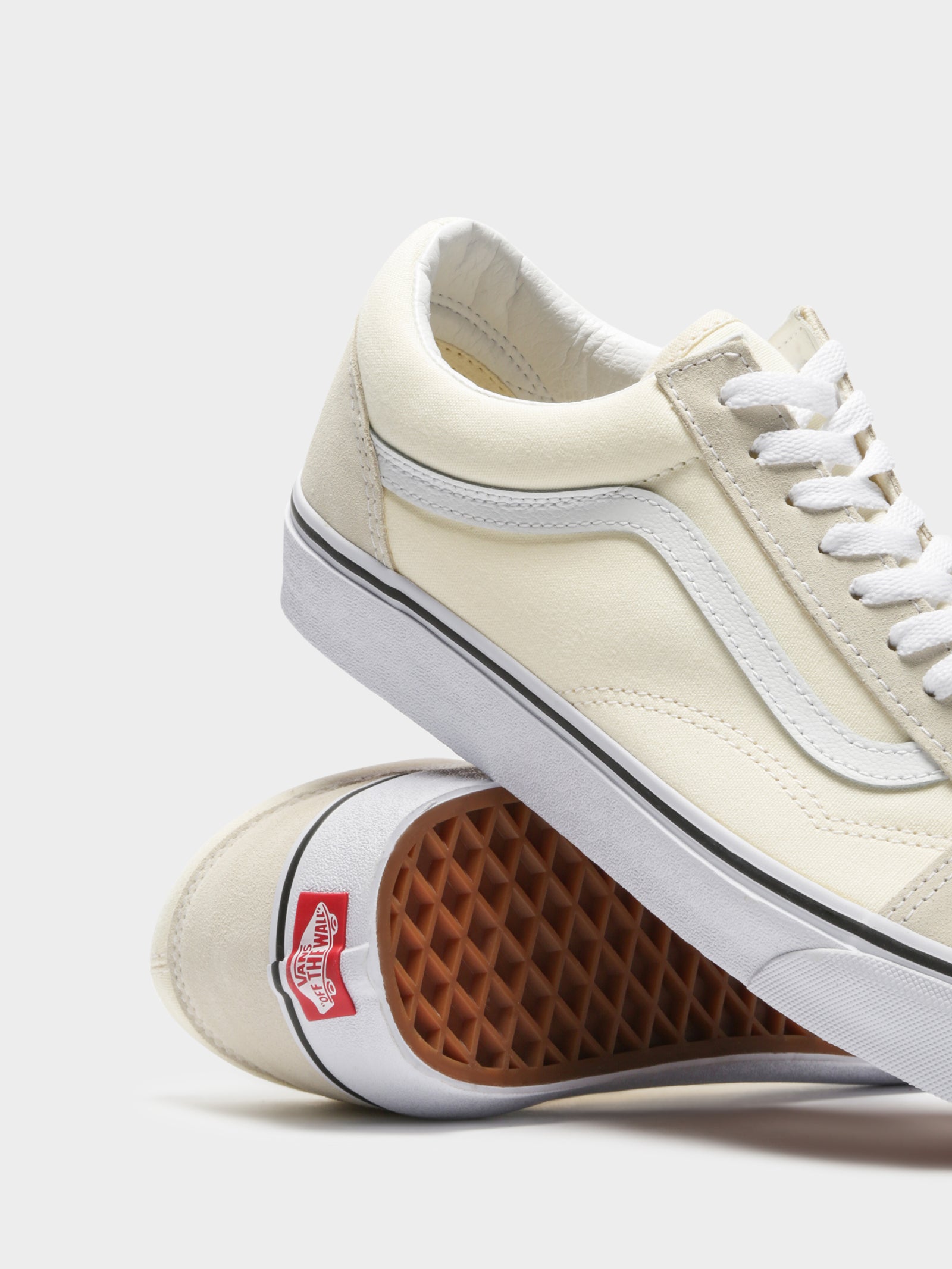 Vans Unisex Old Skool Sneakers Off White Glue Store