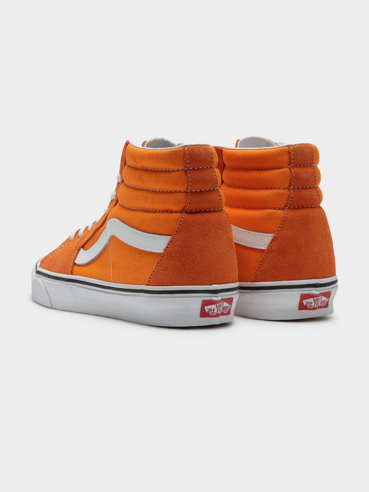 Unisex Sk8 Hi Sneakers in Orange Tiger