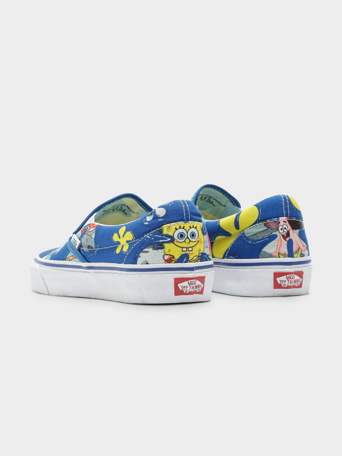 Vans Unisex Classic Slip-On SpongeBob Sneakers | Multi
