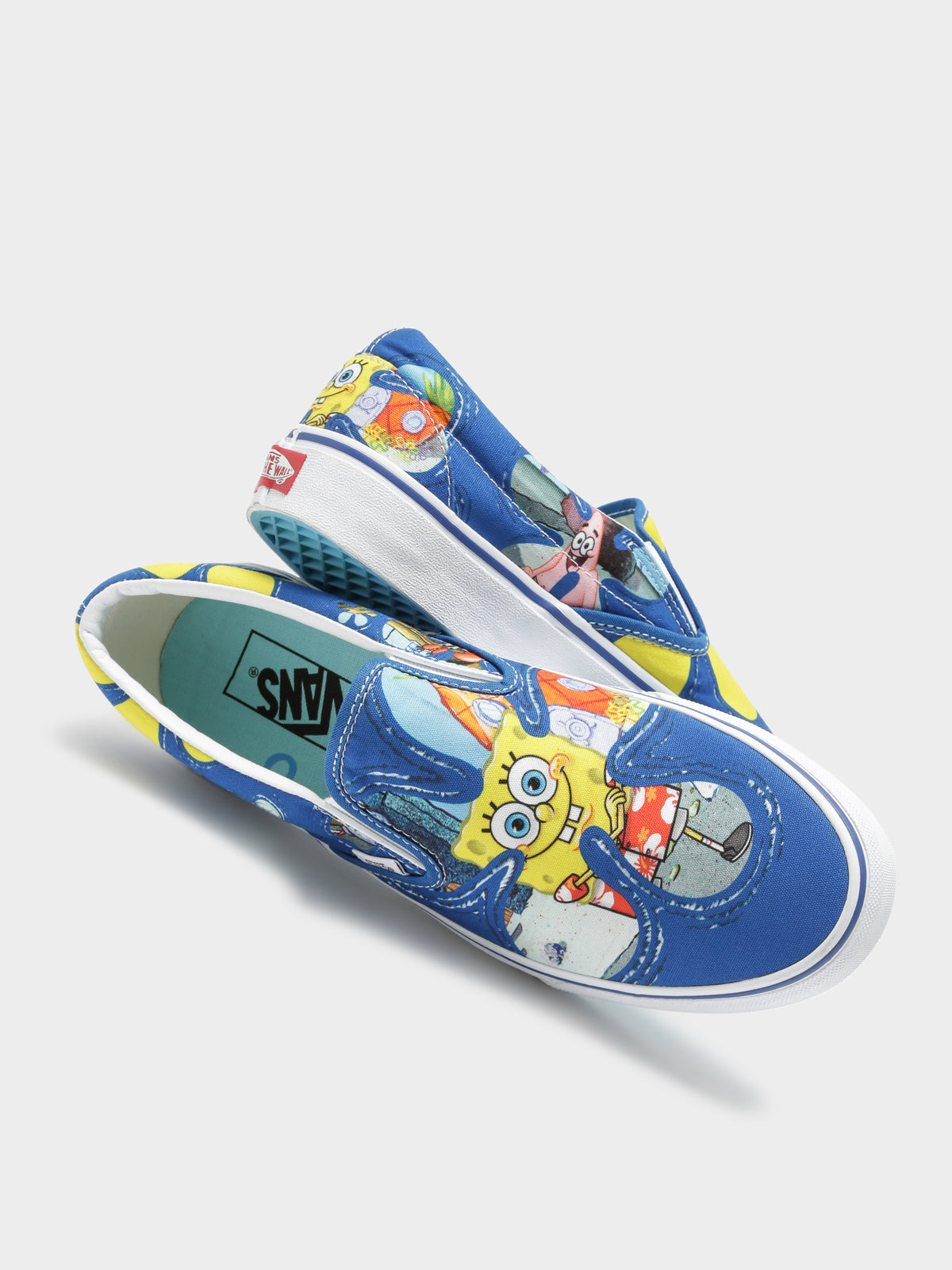 Vans Unisex Classic Slip-On SpongeBob Sneakers | Multi
