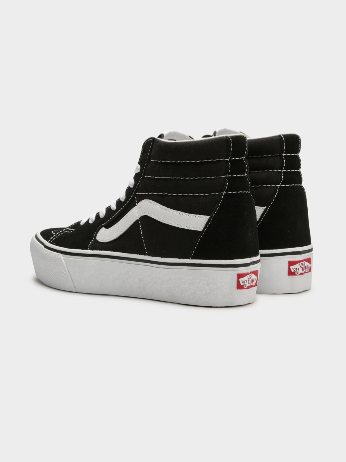 Vans Unisex SK8 Hi-Rise Platform Sneakers | Black/White