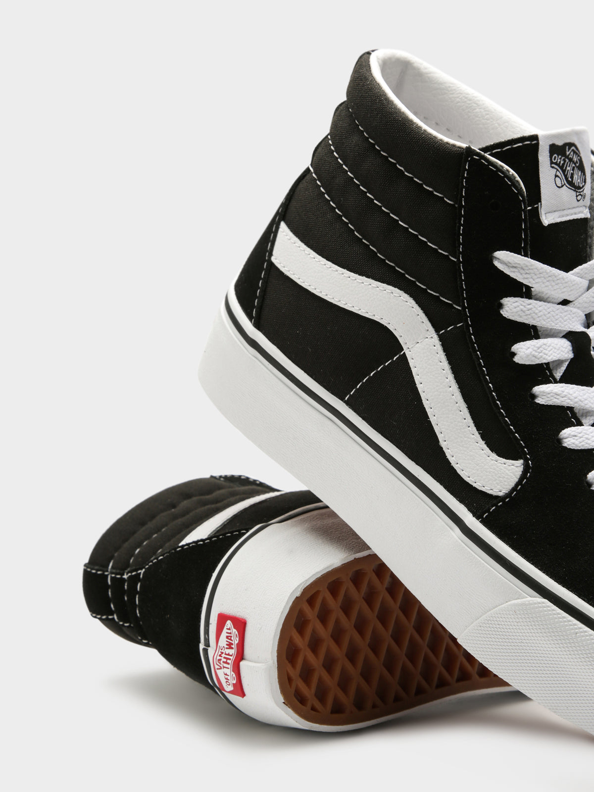 Vans Unisex SK8 Hi-Rise Platform Sneakers | Black/White