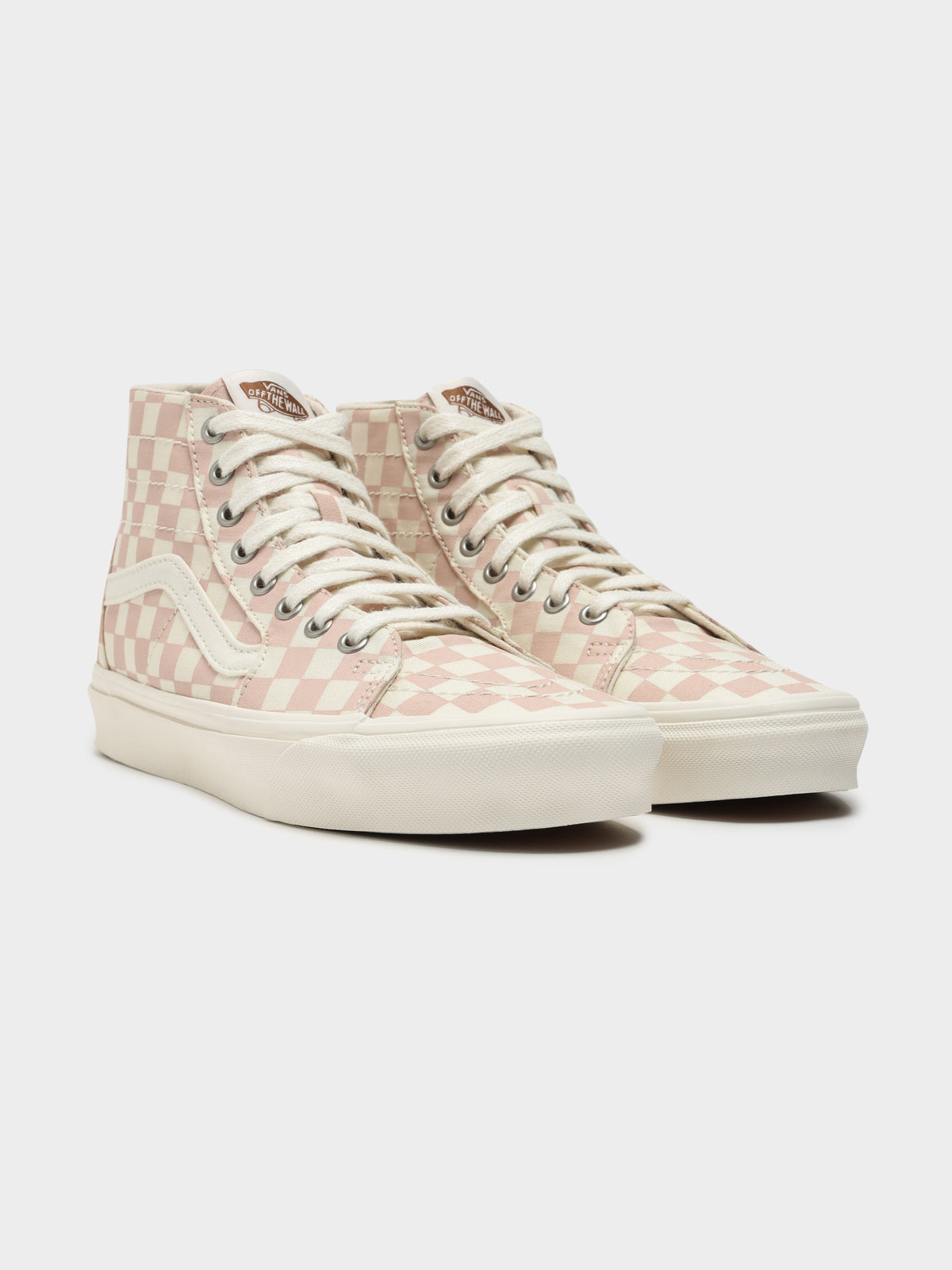 Unisex Sk8-Hi Tapered Eco Theory in White &amp; Pink