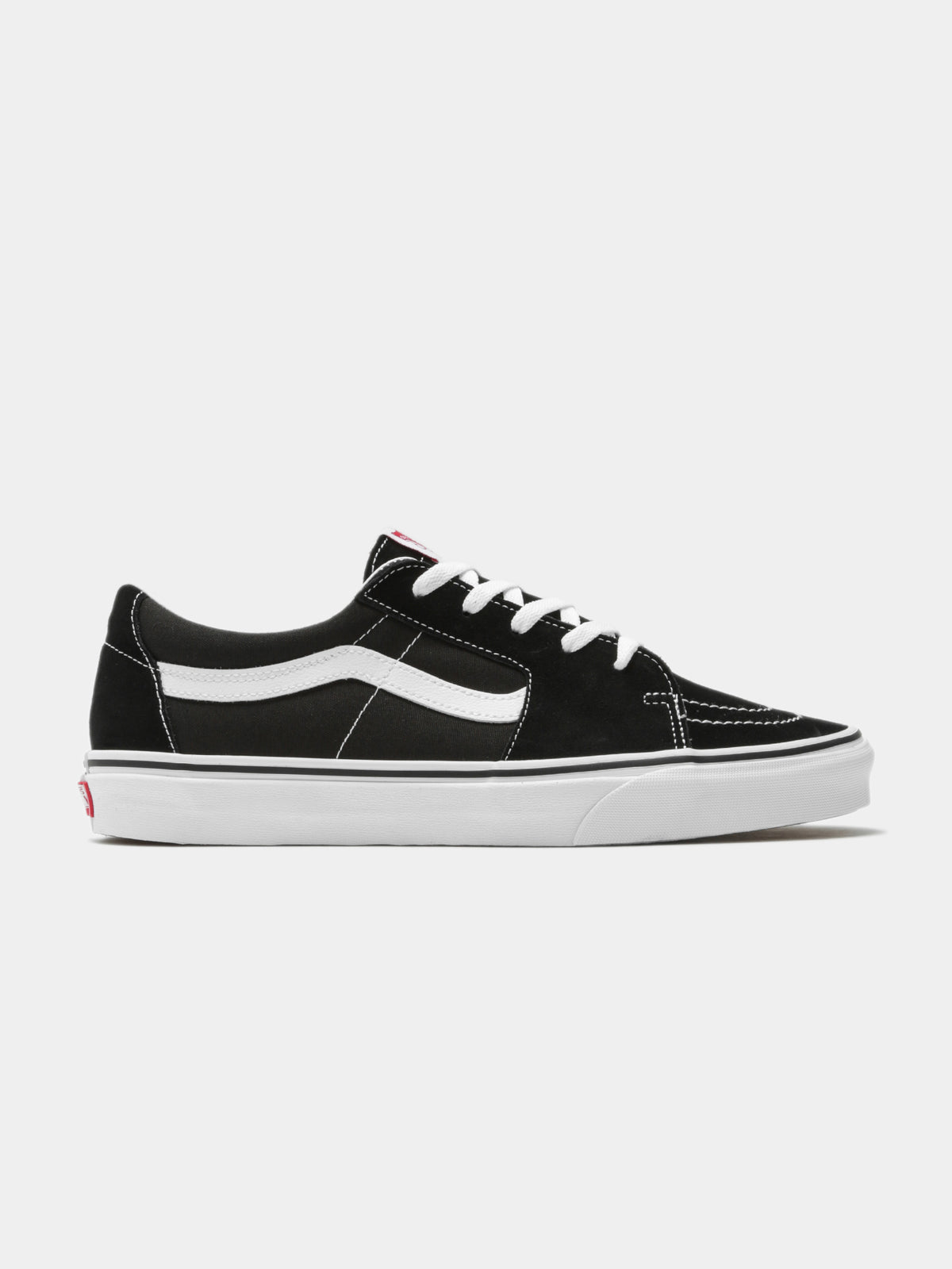 Unisex Sk8-Low Sneakers in Black &amp; White