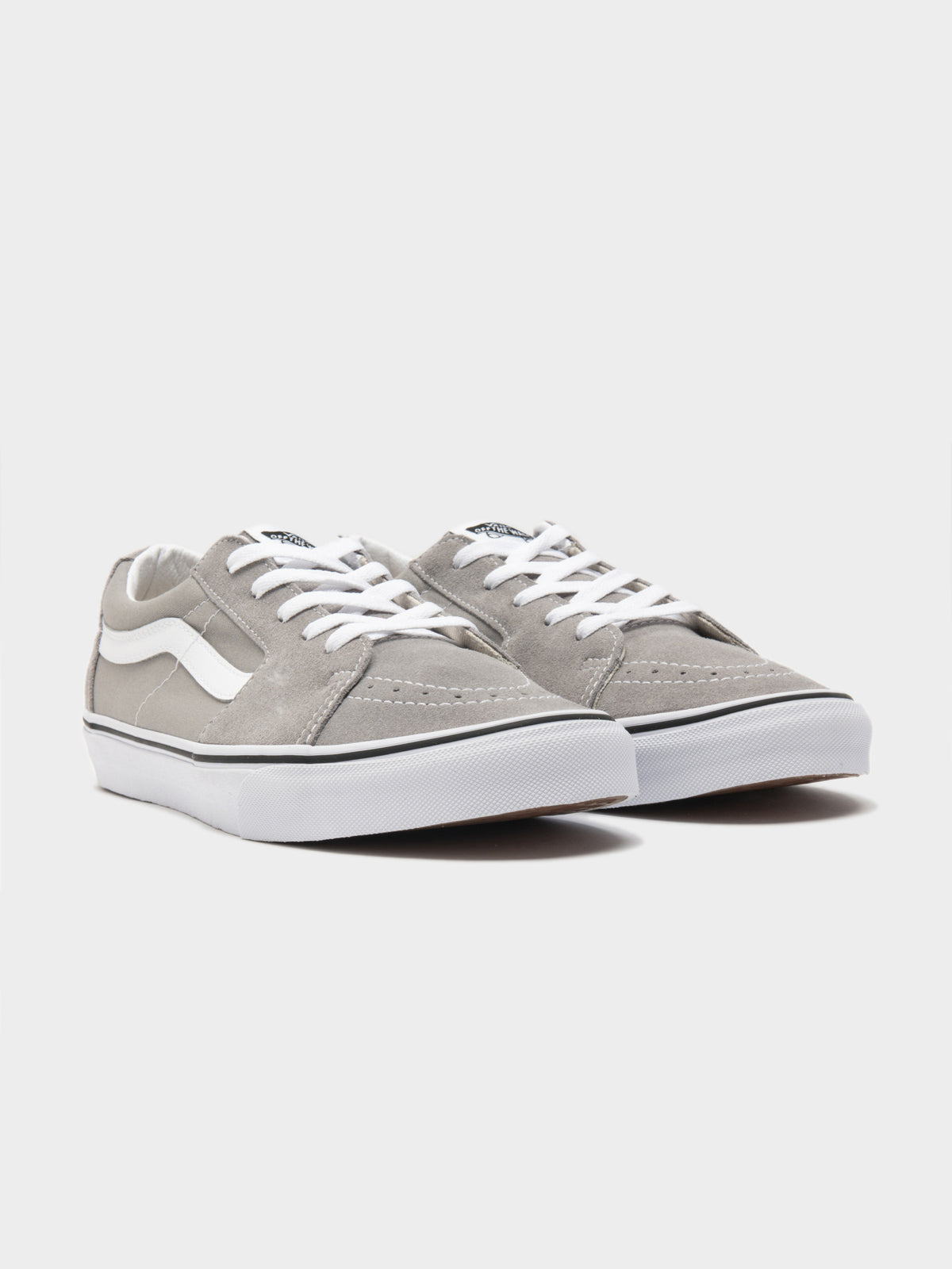 Unisex SK8-LOW in Drizzle &amp; True White