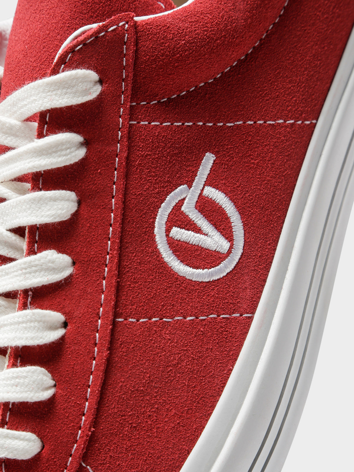 Suede Cardinal Sneakers in Red