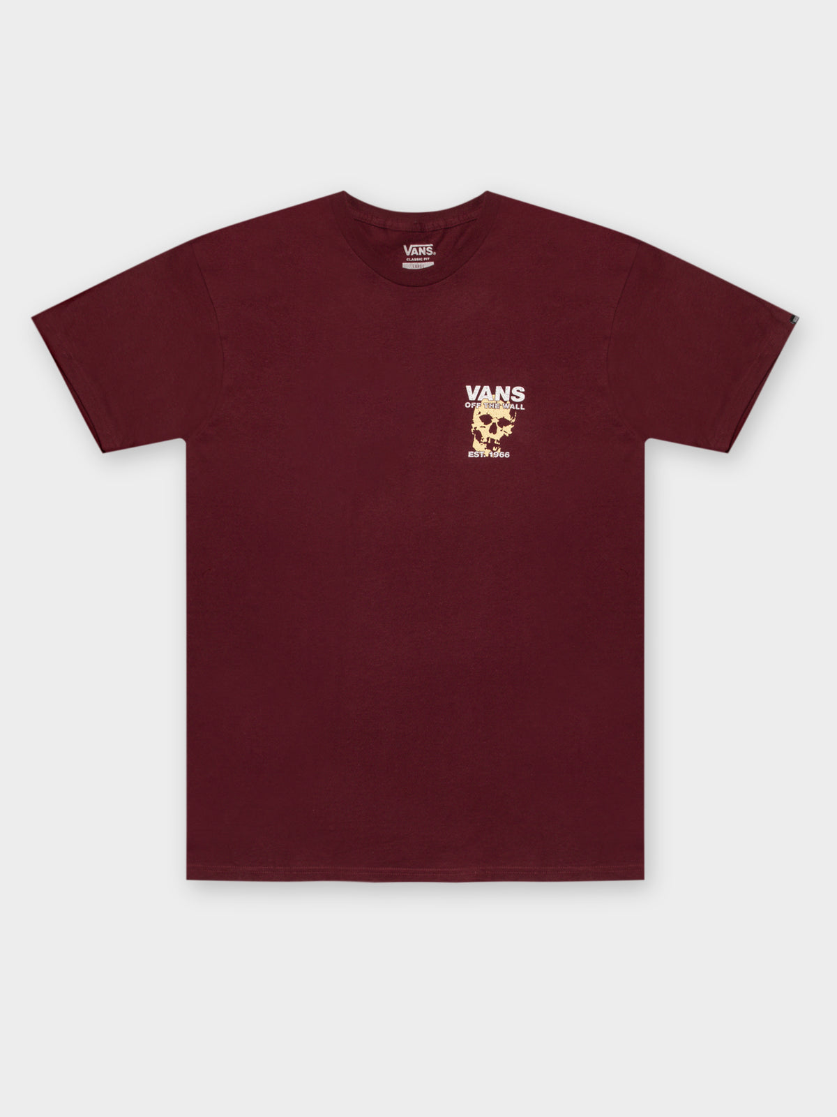 Fenced In T-Shirt in Burgundy