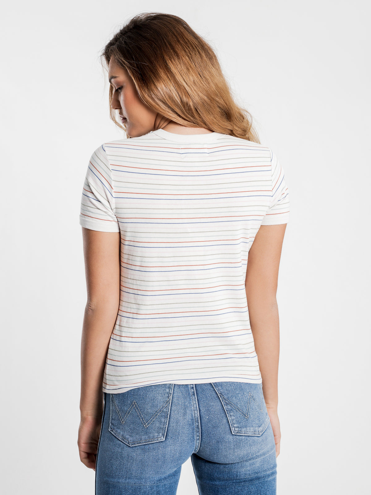 These Days T-Shirt in Pastel Stripe