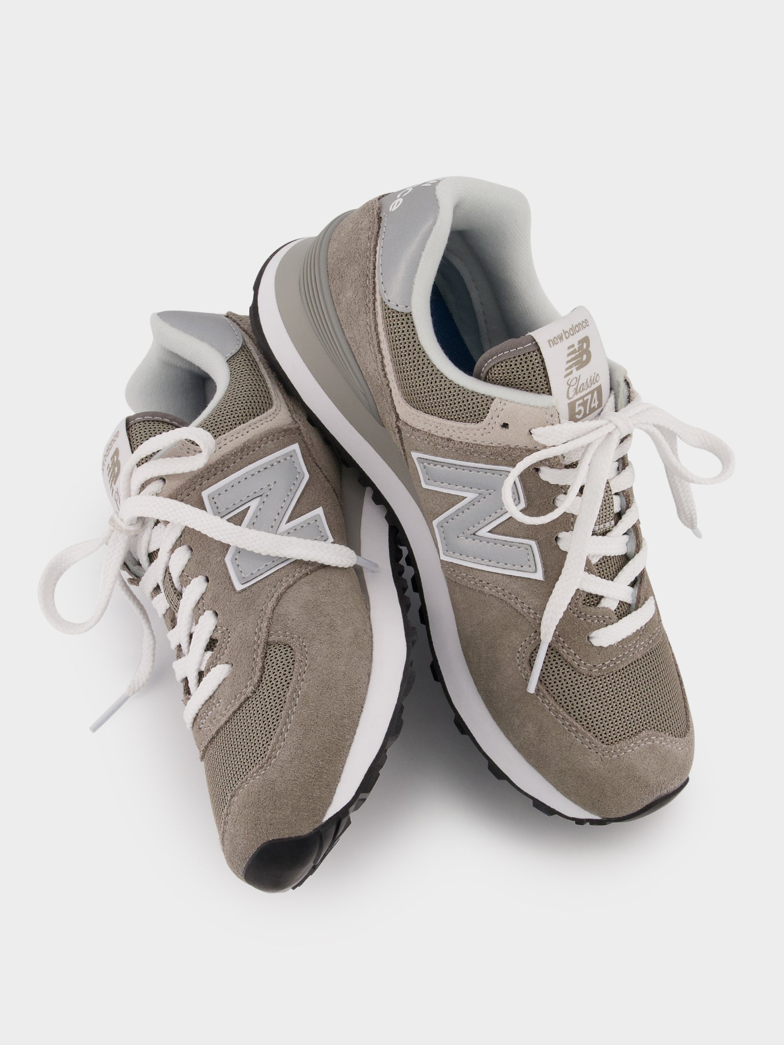 New Balance Womens 574 Sneakers Grey Glue Store
