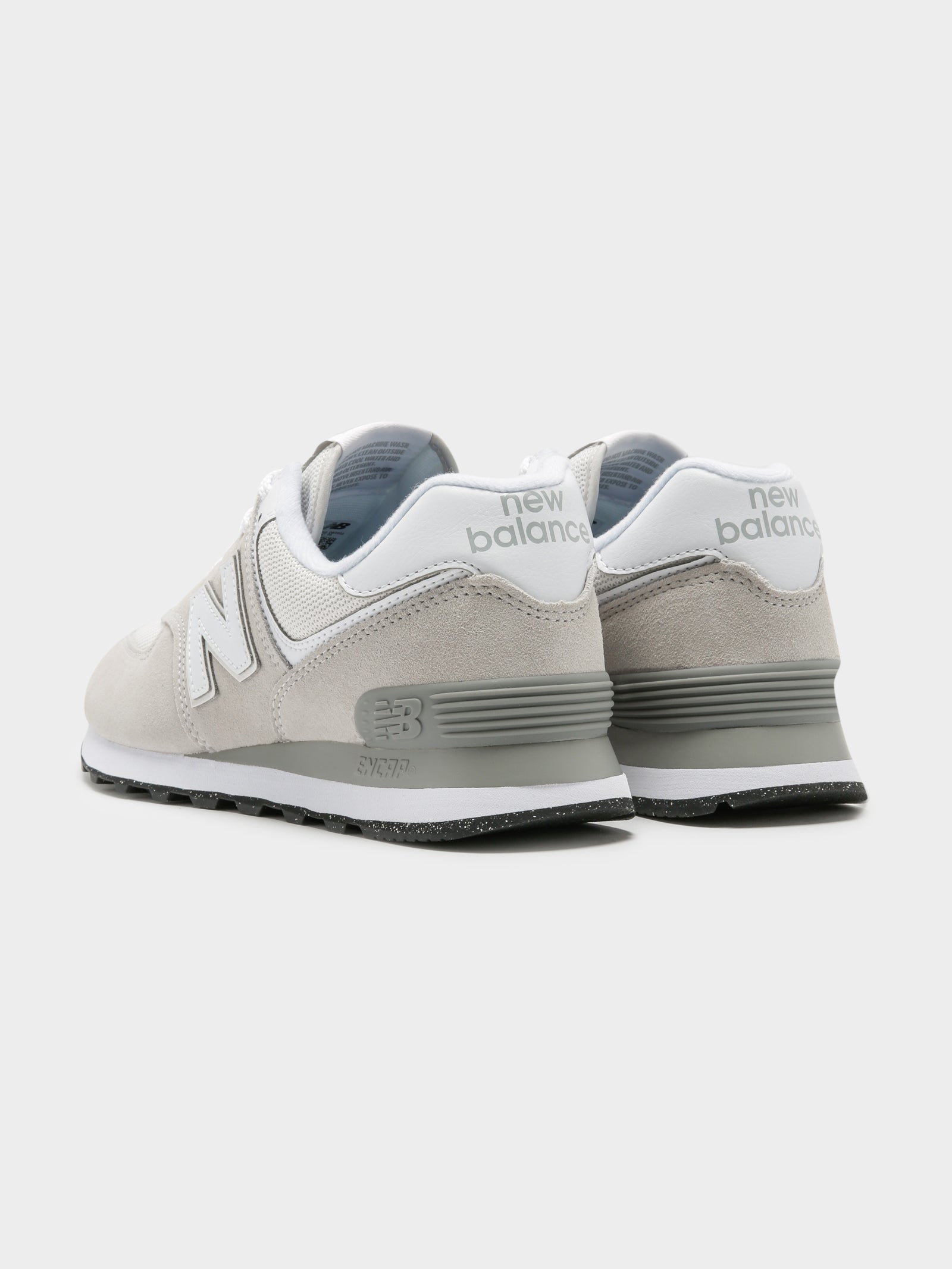 Womens 574 Sneakers in Grey & White