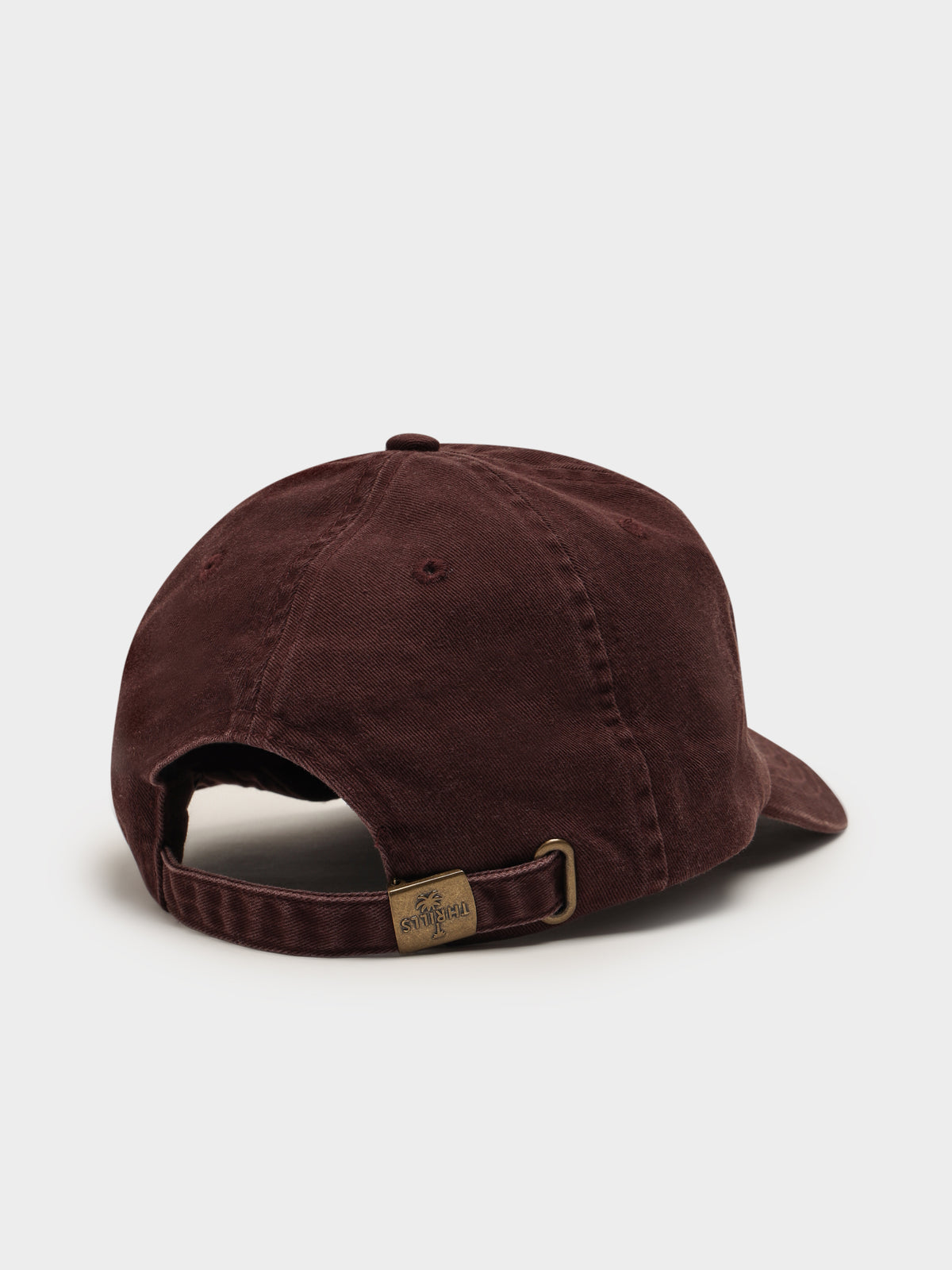 Contrasting Stack 6 Panel Cap in Mahogany