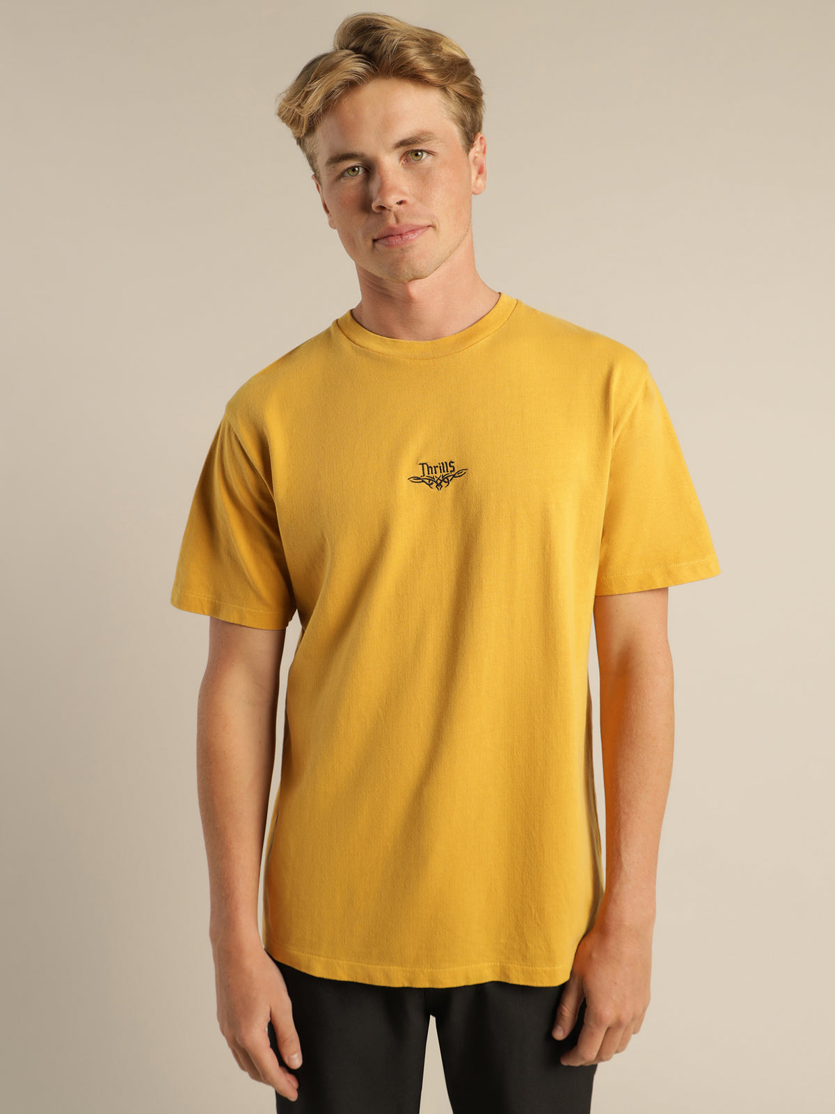 Lords Merch Fit T-Shirt in Mineral Yellow