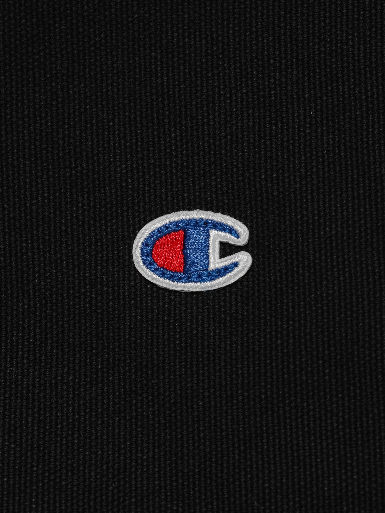 Champion C Badge Canvas Tote Bag Black Glue Store