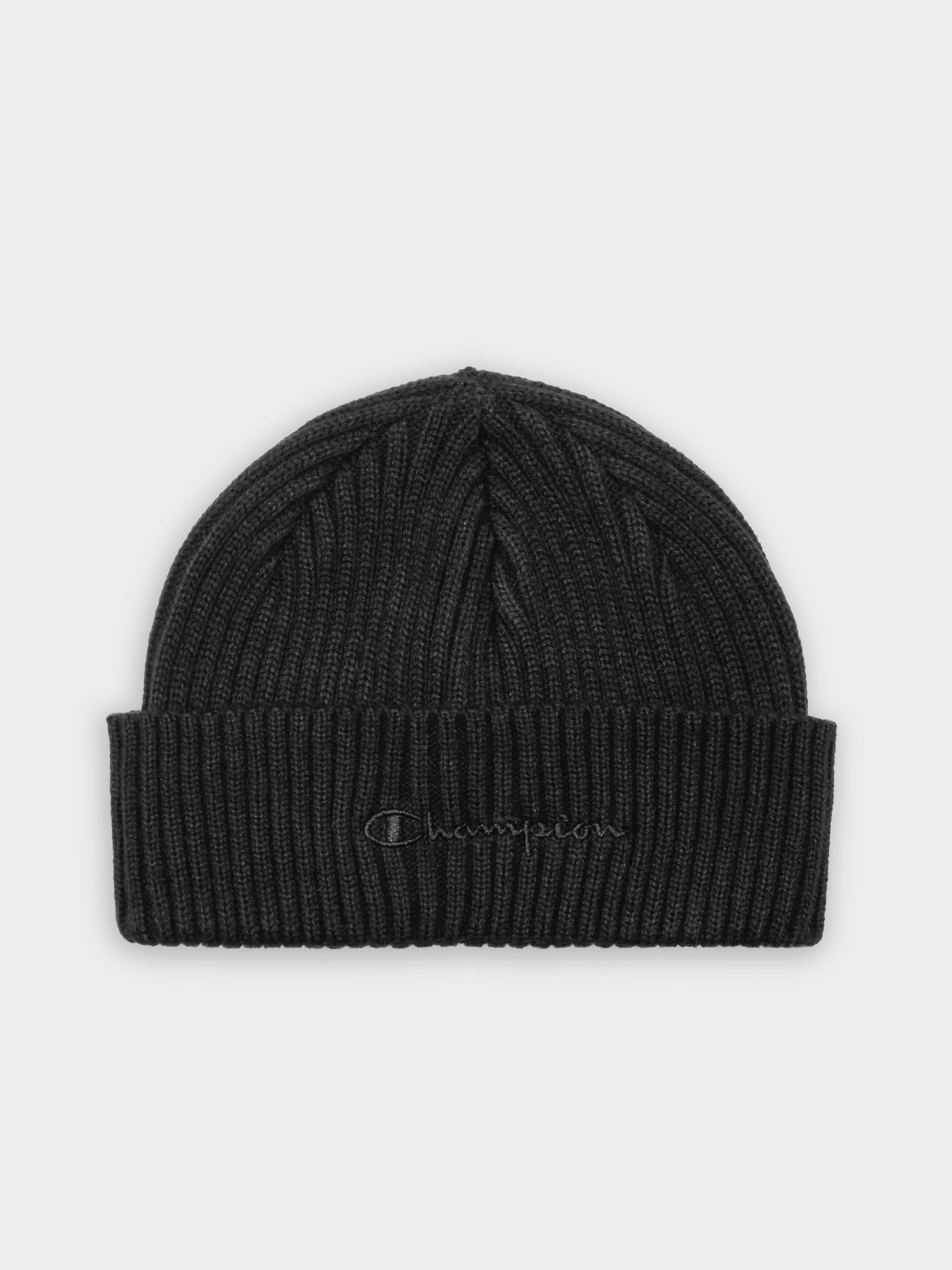 Champion Short Rib Beanie Black Glue Store