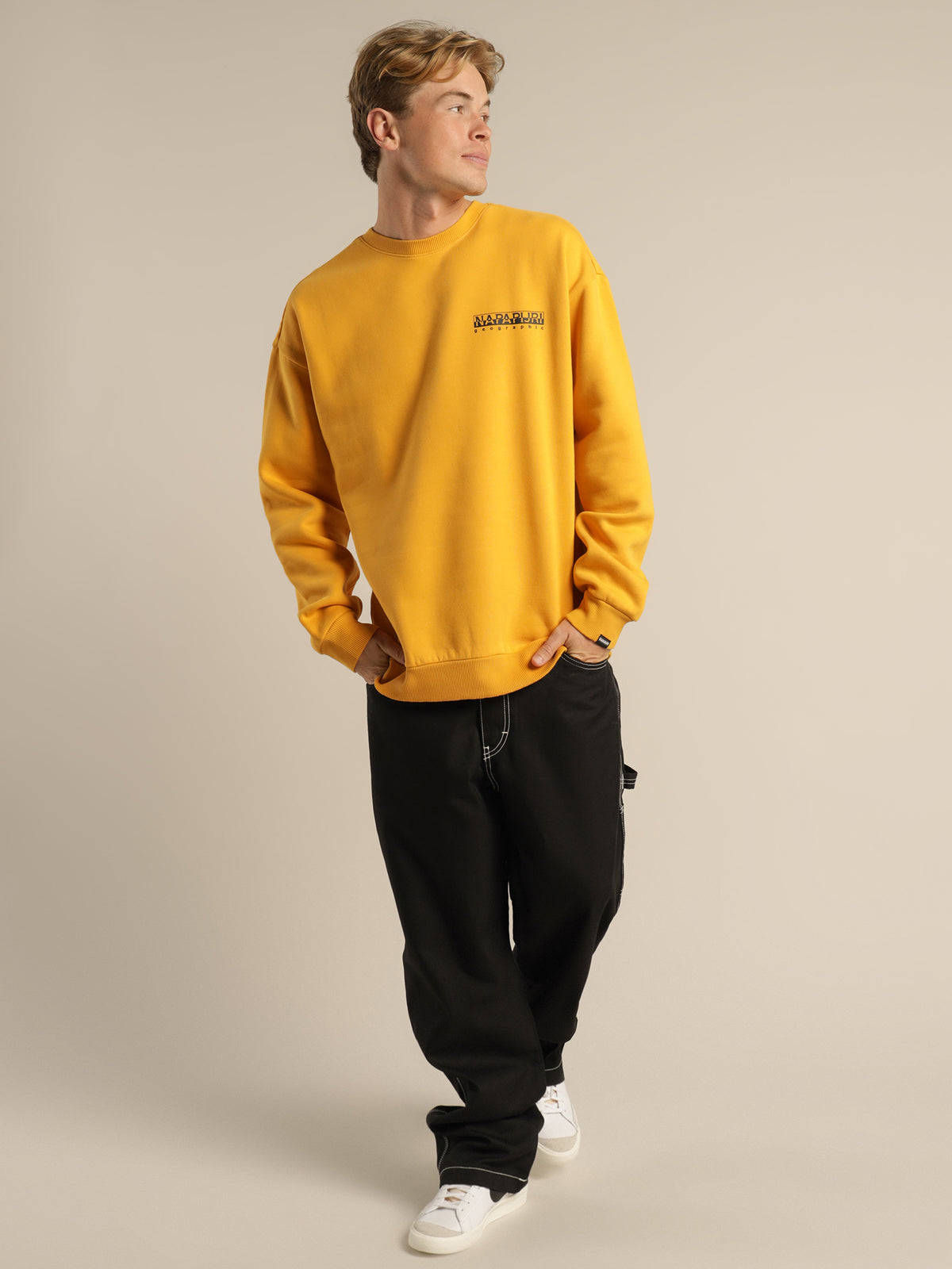 B Yoik C Sweatshirt in Yellow