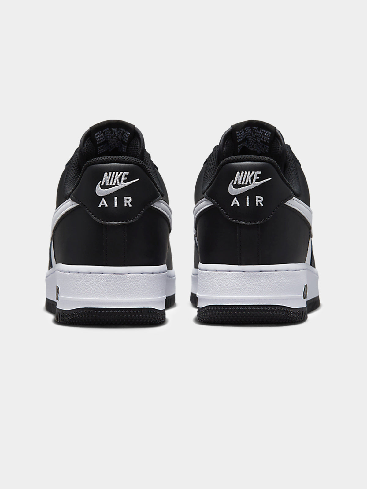 Nike Mens Air Force 1 '07 Sneakers | Black/White
