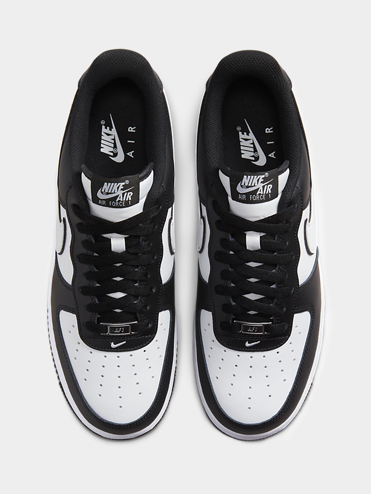 Nike Mens Air Force 1 '07 Sneakers | Black/White