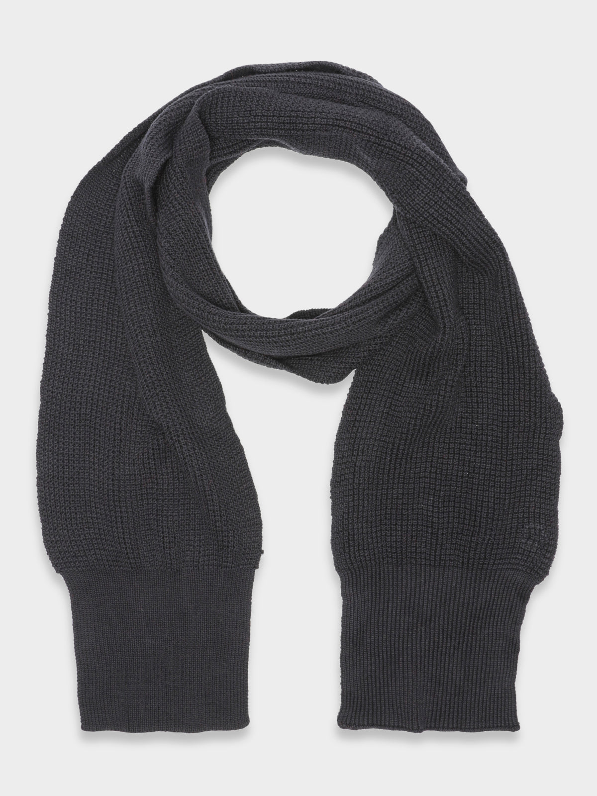 Waffle Scarf in Navy