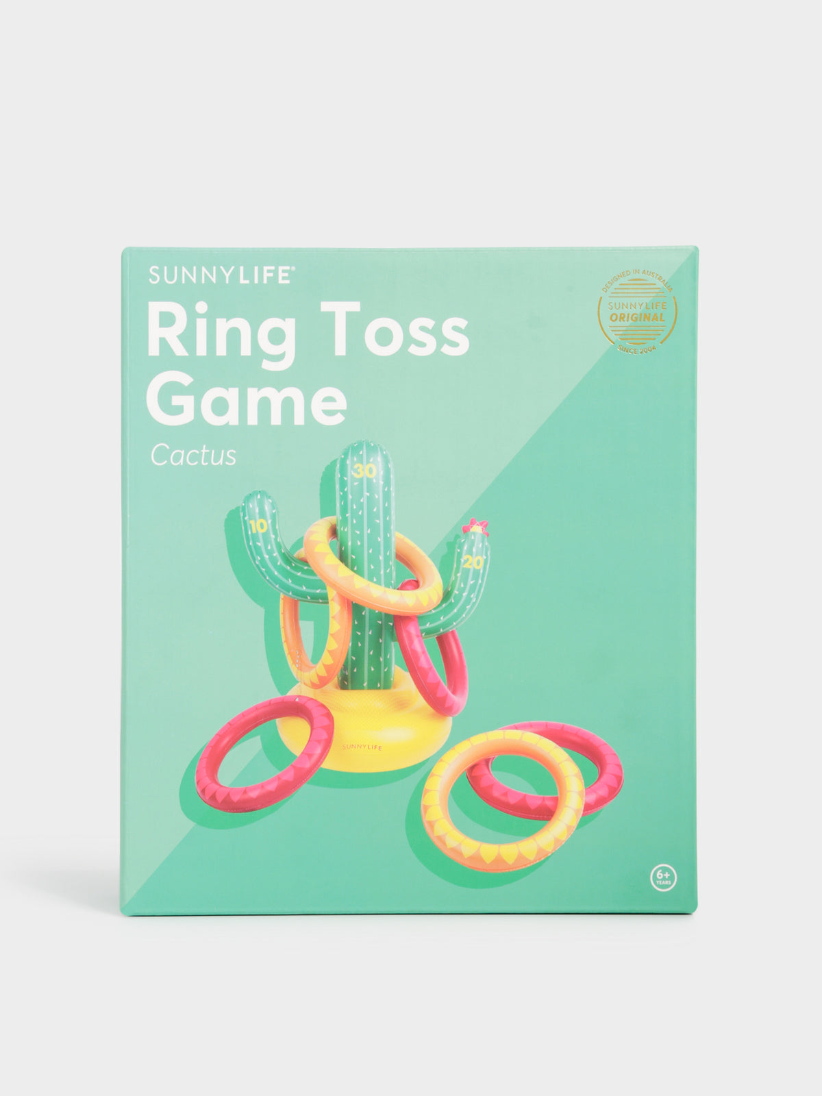 Cactus Ring Toss Game in Green