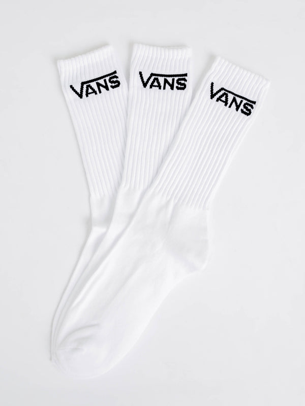 3 Pairs of Classic Crew Socks in White (Mens US 9.513) Glue Store