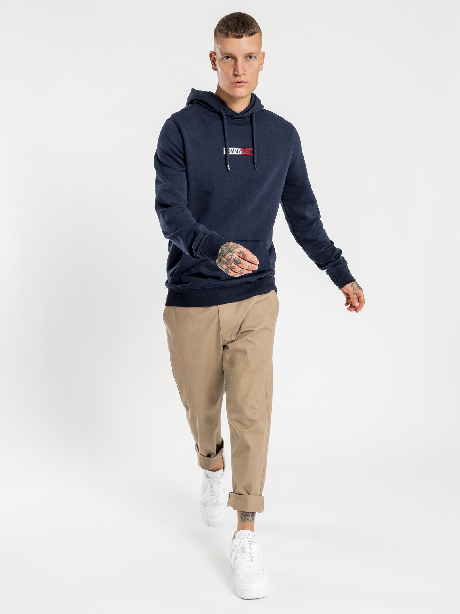 Embroidered Box Hoodie