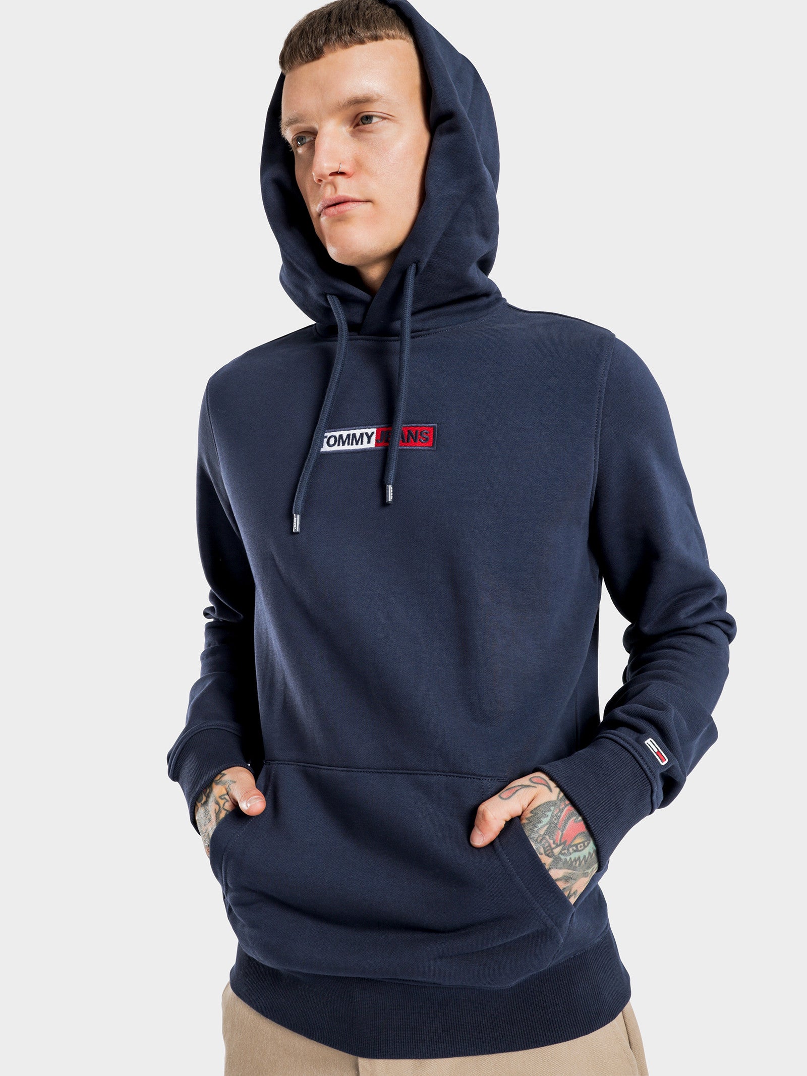 Embroidered Box Hoodie