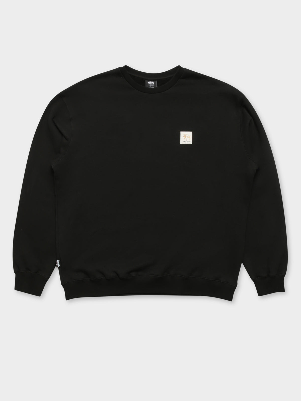 Authentic Workwear Crew Sweater in Black