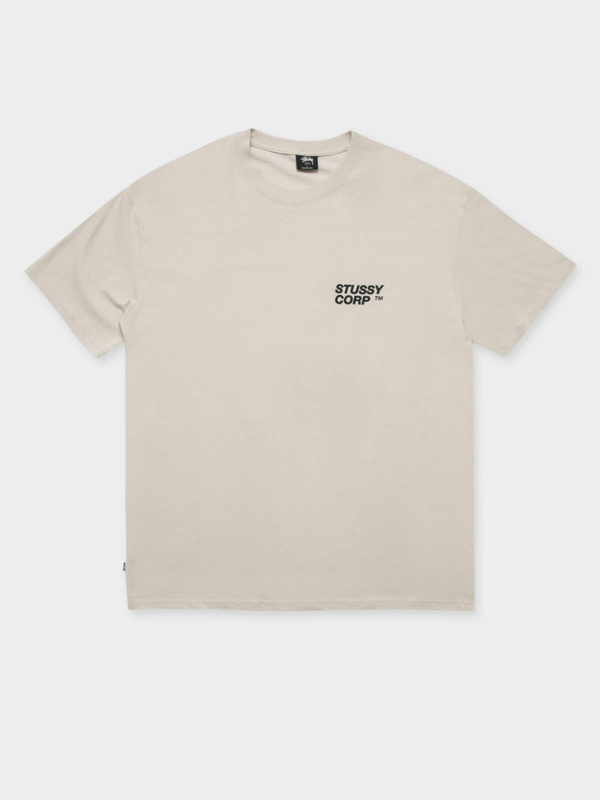 Corp Short Sleeve T-Shirt in White Sand