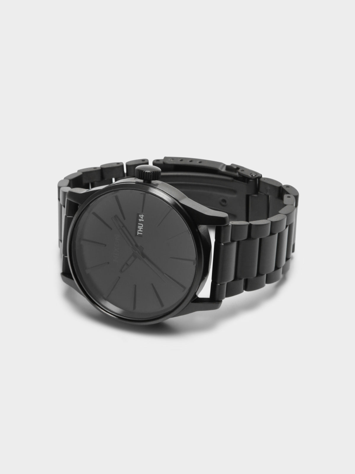 Sentry SS 42mm Analouge Watch in Black