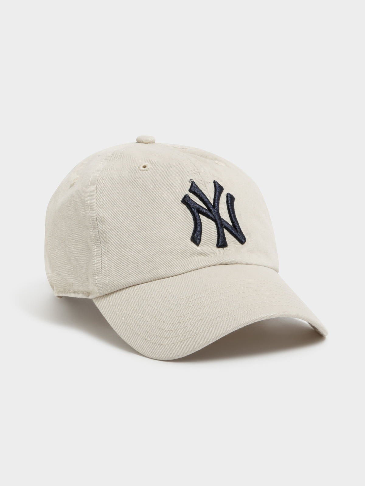 Clean Up New York Yankees Cap in Bone