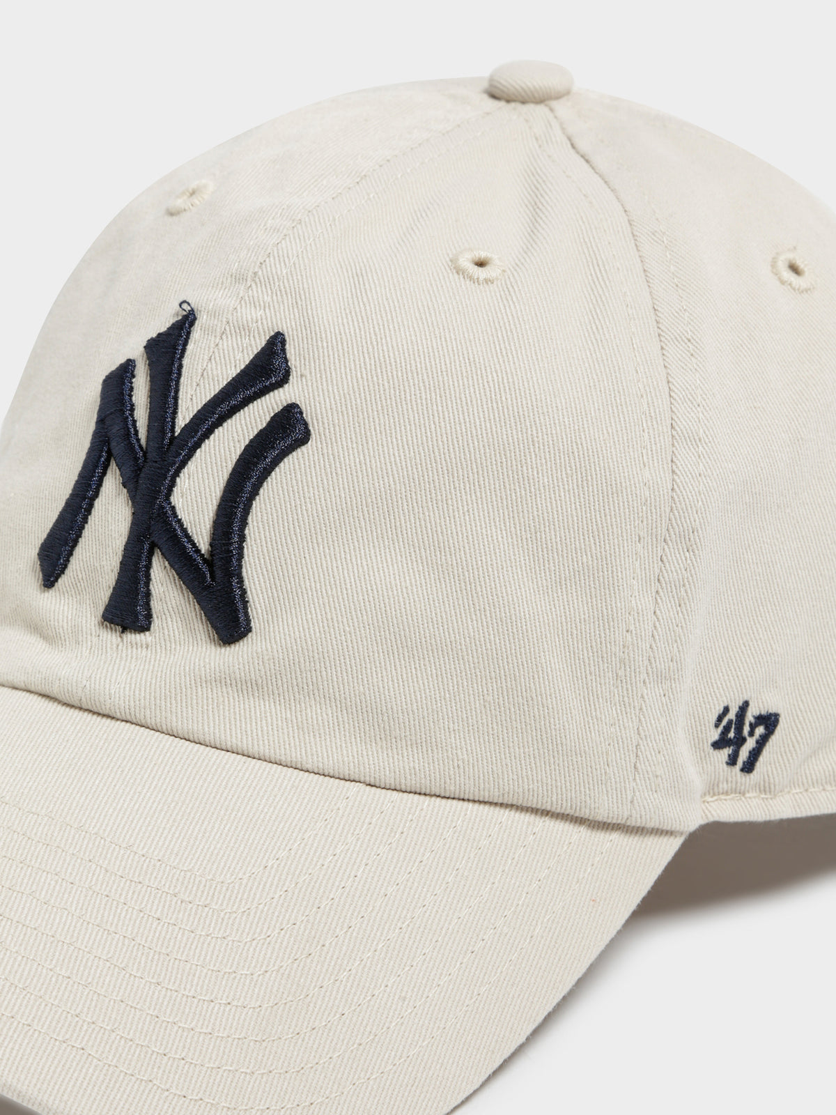 Clean Up New York Yankees Cap in Bone