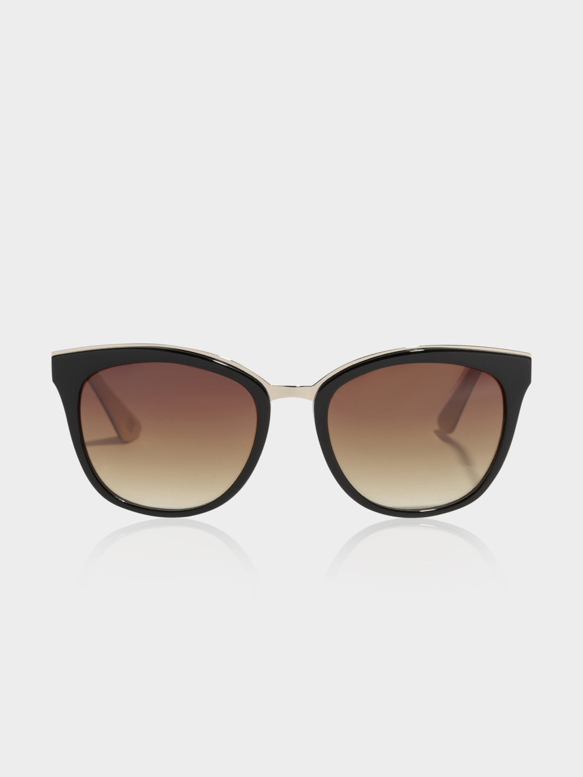 CL7546 Mikonos Cat Eye Sunglasses in Black