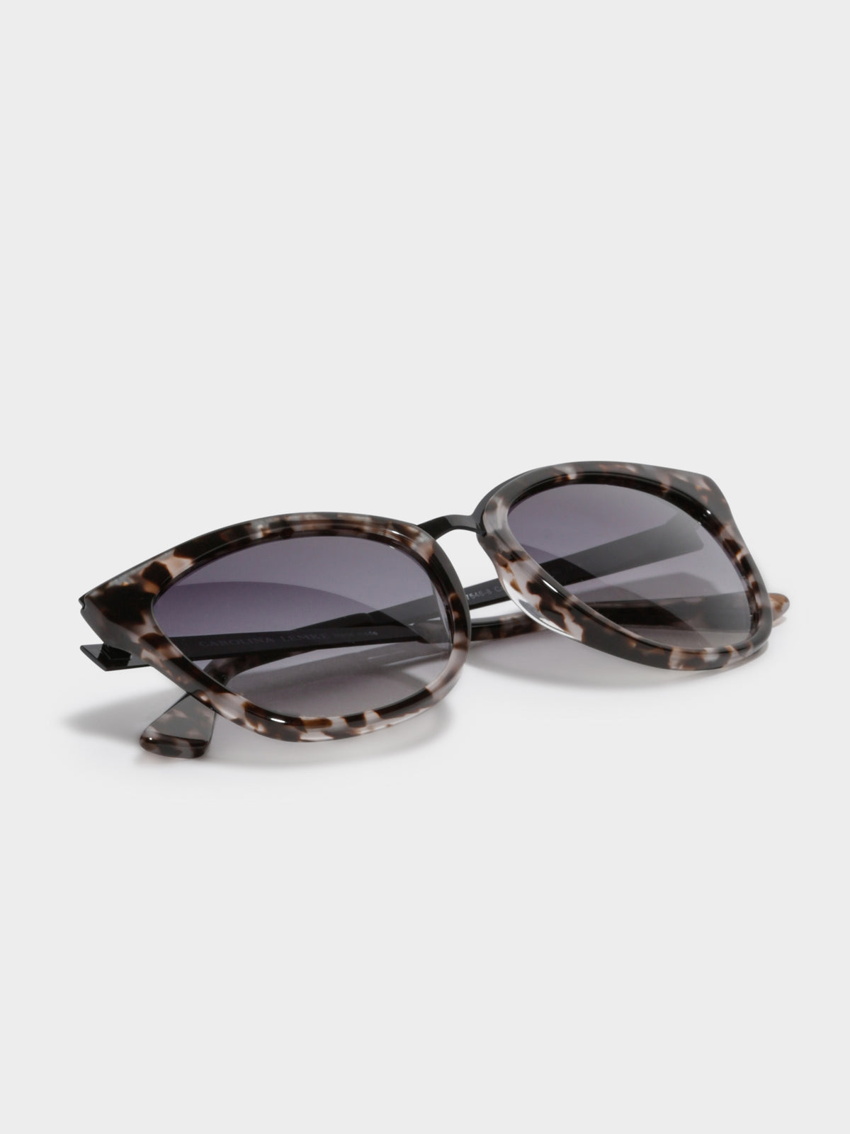 Mikonis Oversized Sunglasses in Grey Smoke
