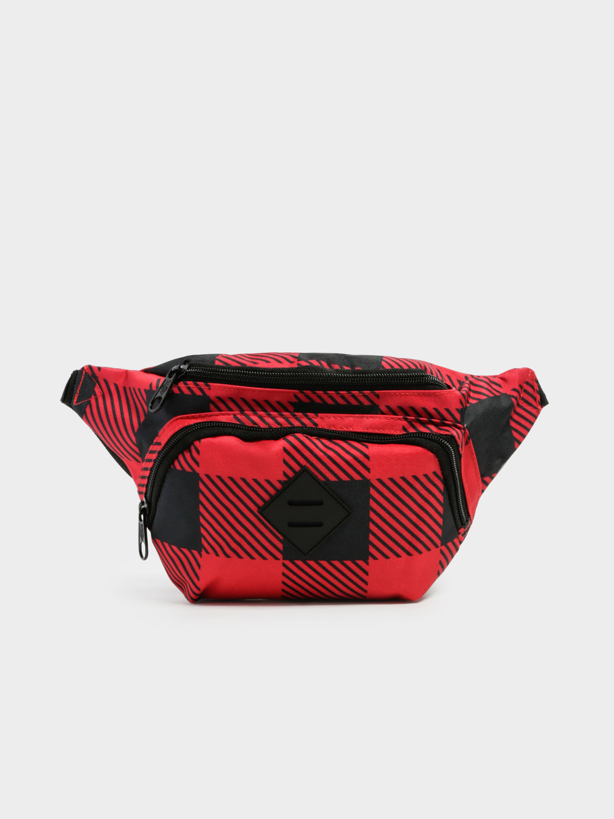Hip Sack in Red Buffalo Check