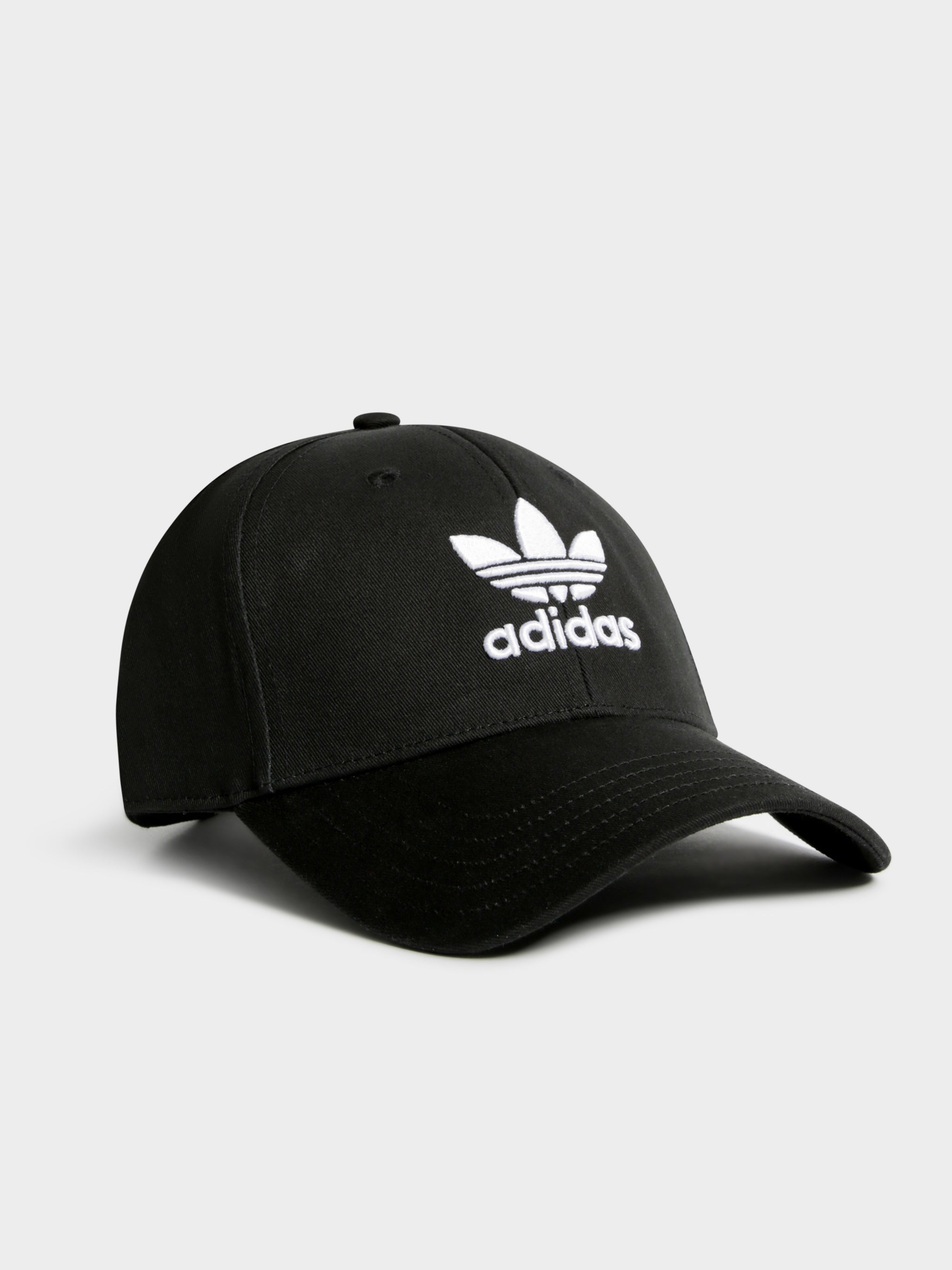 Adidas Trefoil Baseball Cap Black/White | Glue Store