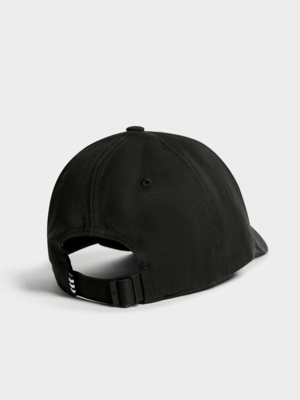 Adidas Trefoil Baseball Cap Black/White | Glue Store