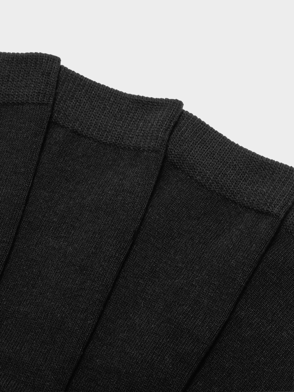4 Pairs of Crew Socks in Black