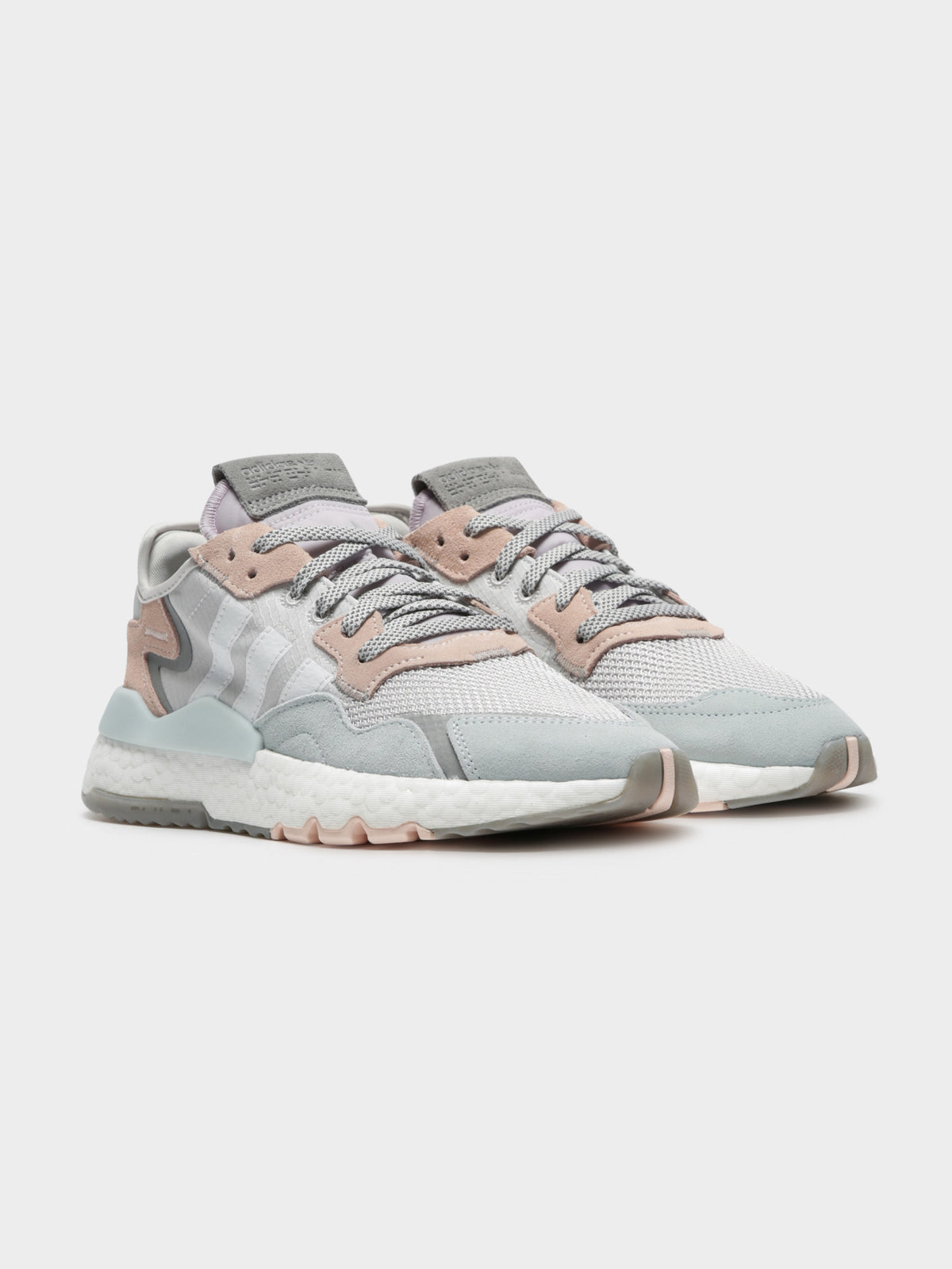 Womens Nite Jogger in Grey Pink &amp; White